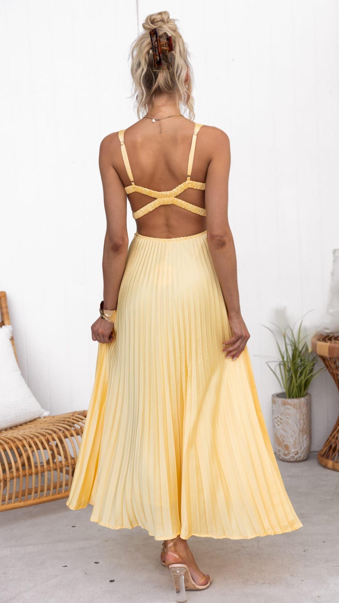 Robe Lana Élégante Au Dapé Souple