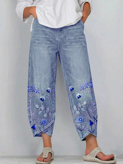 Pantalon Amiens Brodé & Décontracté