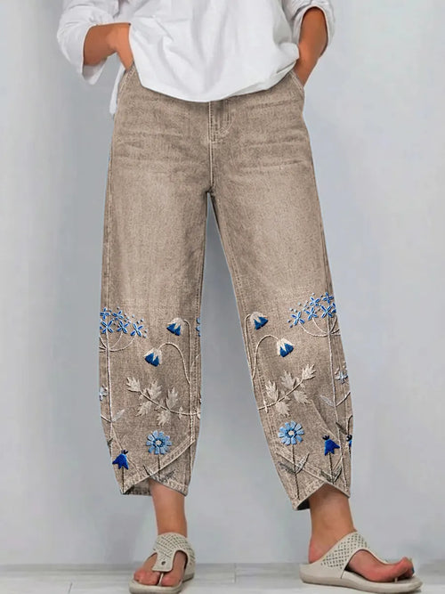 Pantalon Amiens Brodé & Décontracté