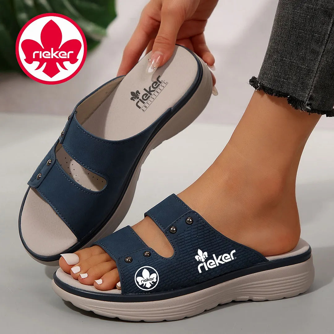 Mules Confort à Double Bride Ajustable