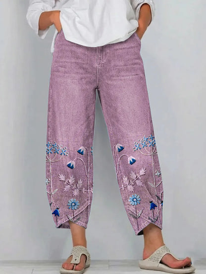 Pantalon Amiens Brodé & Décontracté