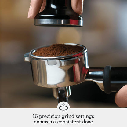 Grind & Brew Pro Espresso Maker – Stainless Edition