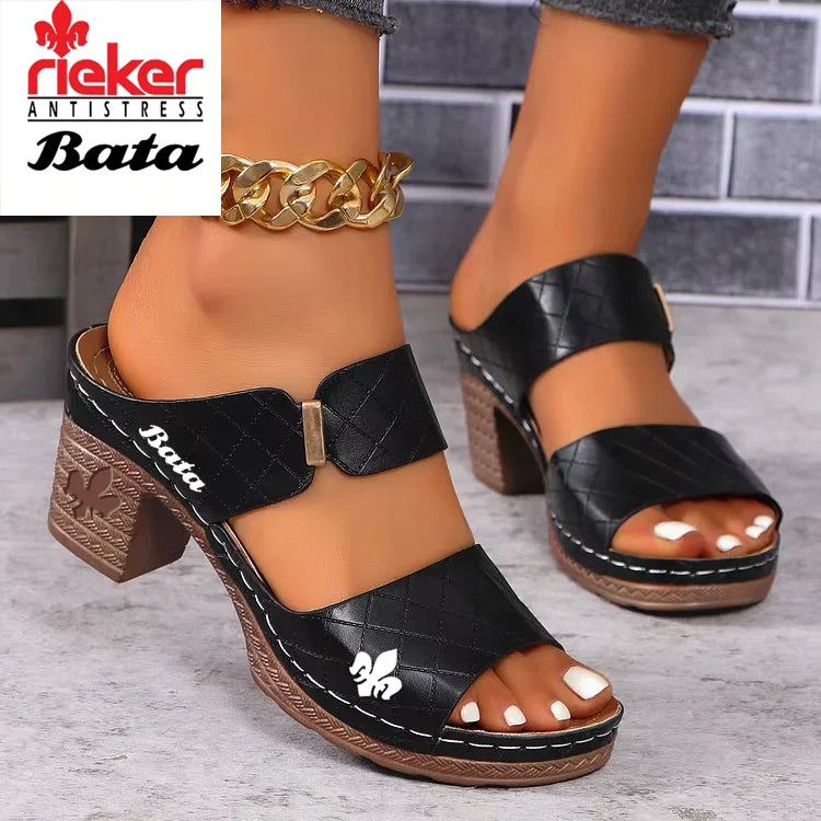 Sandales à Talon Confort Premium pour Femme