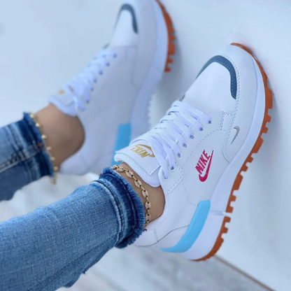 Emilia - Baskets confortables à lacets avec bout rond | 1 acheté + 1 offert