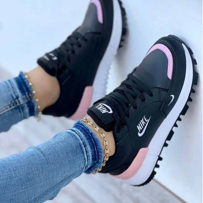 Emilia - Baskets confortables à lacets avec bout rond | 1 acheté + 1 offert