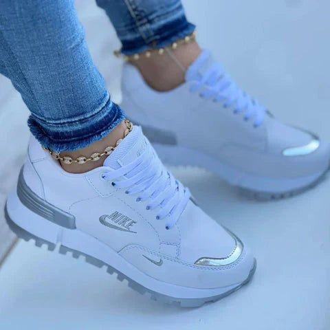 Emilia - Baskets confortables à lacets avec bout rond | 1 acheté + 1 offert