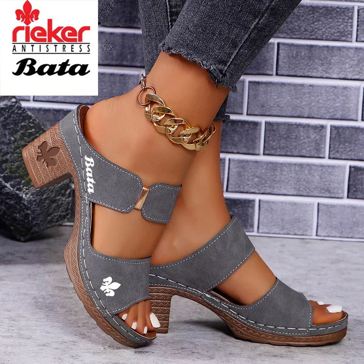 Sandales à Talon Confort Premium pour Femme
