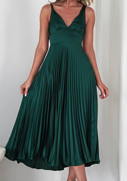 Robe Lana Élégante Au Dapé Souple